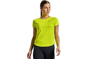 Boldfit Women's Polyester Relaxed Fit Gym Tshirt | Workout Lightweight | Breathable Round Neck T Shirts for Training, Running