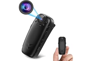 QZT Body Camera, 32GB HD 1080P Wearable Camera Video and Audio & Motion Detection Night Vision,With Image Taking and Recording Functions for Indoor Video Recorder
