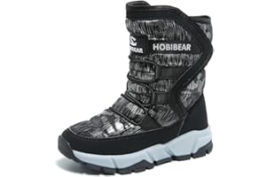 GUBARUN Schneestiefel Jungen Mädchen Winterstiefel Kinder Winter Outdoor Wasserdicht Warme Stiefel