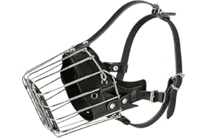 DINGO GEAR WWW.DINGOGEAR.COM 1977 Dingo Gear Museruola da addestramento per Cani, Militare K9 Agitazione in Metallo per Rottweiler Maschio S02999