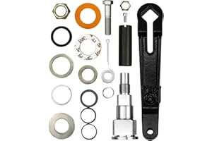 AUGREX Upper Gimbal Steering Shaft Pin Seal Bushing Nut Kit 98230A1 for MerCruiser Bravo Alpha One Gen 2 Inboard Engine, 98262A1 866718A01, 22-88847A Gimbal Ring Upper Steering Arm Lever