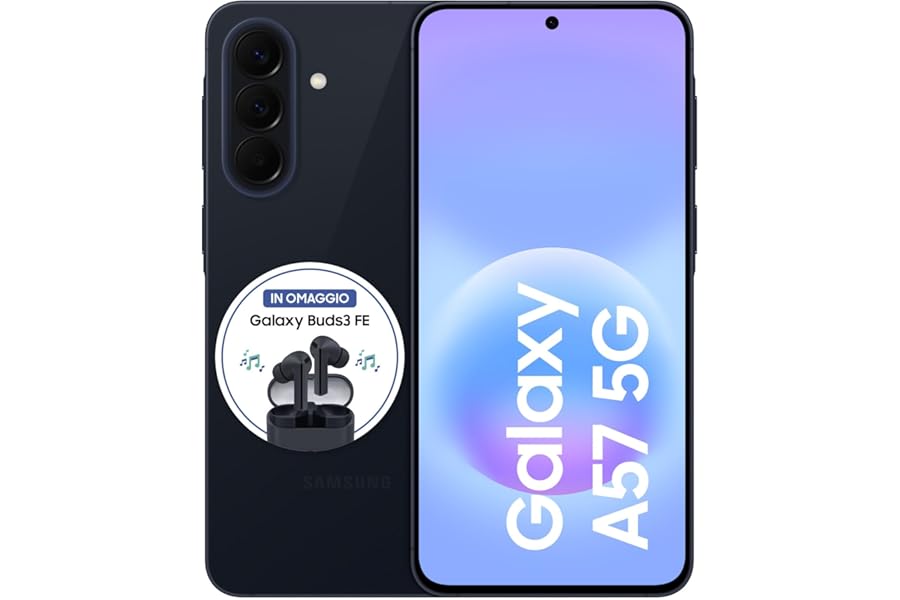 Samsung Galaxy A57 5G, 256GB, 3 Year Warranty, Slim Smartphone, Circle and Search, Rubber Object, Better Face, Triple Camera, IP68, 5,000 mAh, Awesome Navy