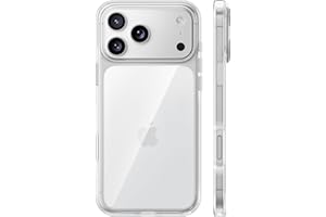TORRAS Crystal Clear für iPhone 17 Pro Hülle Klar [Ultra Dünn & 100% Anti-Vergilbung] Handyhülle iPhone 17 Pro Case TOP Militärschutz Silikon Durchsichtig Kompatibel mit Panzerglas Transparent
