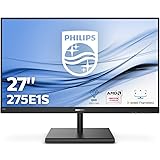 Philips 275E1S Monitor LCD E Line 27", IPS, AMD Freesync, Quad HD 2560 x 1440, 75 Hz, 4 ms, HDMI, Dispaly Port, VGA…
