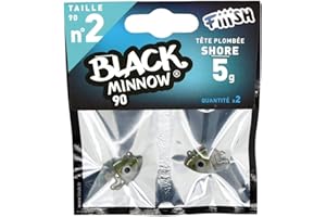 Black Minnow Fiiish 90 Jig Heads
