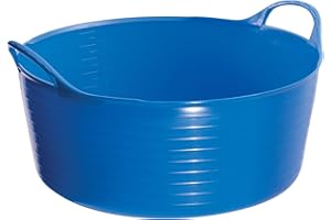 Perry Equestrian No.7119 Flexi-Fill Shallow Tubs/Trugs 15 Litre Capacity, Blue