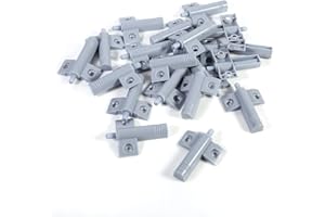 ZHUOLONG 20Pcs Kitchen Cabinet Door Stop Drawer Soft Quiet Close Closer Damper Buffers (Gray)