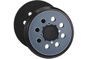 HUGWAIT 2 Piezas 125mm Plato de Lija para DeWalt con Hook y Loop, Almohadilla de Lijado con 8 Agujeros para DeWalt DWE6421/6421K, DWE6423/6423K, DCW210B, DWE64233&N329079, Repuesto para Lijadora Orbital