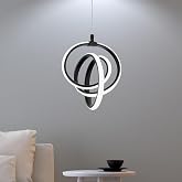Supply Home Modern LED Sarkıt Avize &ndash; 23x80 cm Ayarlanabilir G&ouml;vdeli, 24W 6500K Beyaz Işık, Power LED Teknolojili, Siyah G&ouml;vd