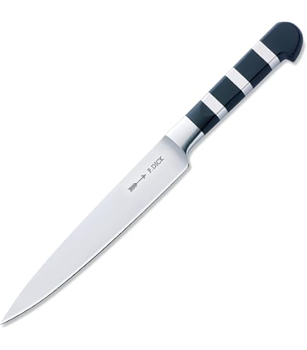 F. DICK coltello per cuoco, 1905 (coltello con lama da 21 cm, HRC 56° acciaio X55CrMoV14 Inox, impiego versatile) 8194721
