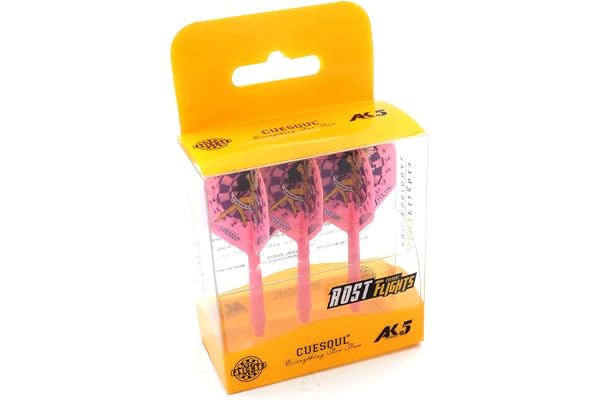CUESOUL - Arbre de fléchettes intégré et Volants, Forme Standard, Ensemble de 3 pcs