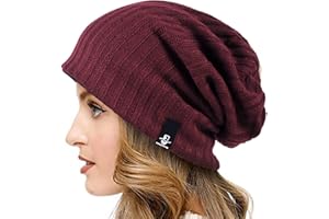 VECRY Donne Slouchy Berretti Maglia Berretto Costine Baggy Zucchetto Estivo Invernale Cappello