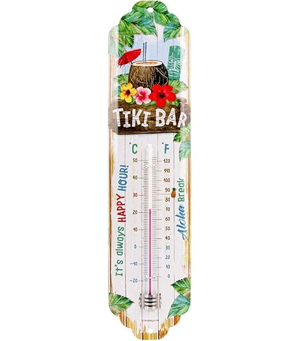 Retro Thermometer MOTOmania - Vintage Design Made In Germany 7x28cm