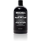 Brickell Men's Products All in One Shower Gel - 3 in 1 Natural &amp; Organic Body Cleansing Gel for Men (Forest Roma) - 16 oz