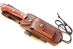 BANDXIN CELTIBERO Messer für Bushcraft Survival Camping Gürtelmesser Jagdmesser Überlebensmesser