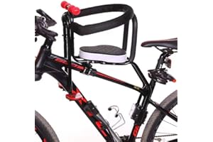 UIGJIOG Sillas De Bicicletas para Niños Bicicleta De Montaña/Vehículo Eléctrico Asiento De Seguridad Extraíble para Bebés con Delantera Reposabrazos Y Cojín Grueso para Niños 2 a 7 Años
