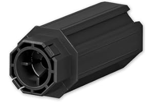 Walzenkapsel für Achtkant Rolladenwelle SW 50, Aufnahme für Kugellager Ø 28 mm, SW 40 Aufnahme für Mini-Gurt- und Begrenzungsscheiben, von EVEROXX®