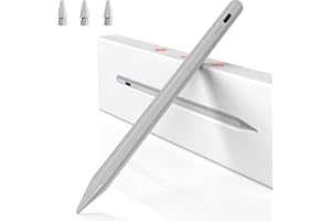 BAZO Lápiz Compatible con Apple iPad Pencil 2nd Generation with Quick Charge - Metálico