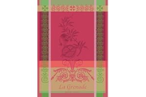 GARNIER-THIEBAUT USA Garnier Thiebaut - Geschirrtuch - Küchentuch - Trockentuch - Grenade Rose - Baumwolle - 56 x 77 cm