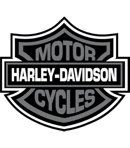 Adesivo Harley Davidson In Vinile - Decalcomania Nera Per Moto, Auto E Caschi 18x2.5cm - Foto 9