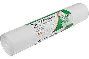 DEISS FIRST PLUS En polyéthylène basse densité 1A, 80 l, blanc, 50 pièces/rouleau