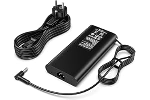 shefor 200W Zasilacz HP Kompatybilny z Omen/Pavilion Gaming 15 16 17 15t 17t ZBook Fury Create Studio 15 17 G3 G4 G5 G6 G7 G8 Envy 15 2020 TPN-DA10 L00818-850 19,5 V 10,3 A do ładowania laptopa