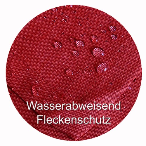 Leinen Optik Farbe Größe wählbar – Eckig 130 x 220 bzw. 130×220 bzw. 220×130 cm Weiss mit Lotus Effekt Tischdecke mit Fleckschutz von DecoHometextil – Weiss 130 x 220 cm - 6