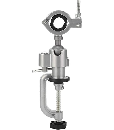 Supporto Da Tavolo Per Trapano Pieghevole E Orientabile - Fissaggio A Banco Con Collare 360&deg;