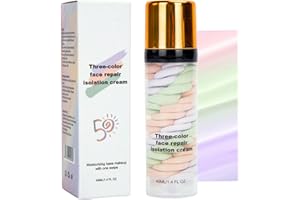 MRCUVARYAS Primer per trucco, minimizzatore dei pori, base per fondotinta, primer professionale per il viso, crema isolante idratante, correttore di colore, primer per trucco, impermeabile e di lunga durata (1