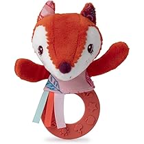 Libro Di Stoffa Lilliputiens Marius Il Rinoceronte - Per Neonati Da 6 Mesi, Con Anello Da Dentizione - Foto 3