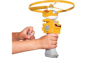 Super Wings Juguete Volador Golden Boy para niños Al Aire Libre Diversión Avión Volar Juguetes 3-8 años, Oro