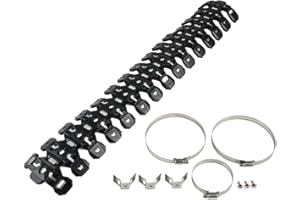 NICECNC Protection Thermique Universelle 2 Temps Compatible with 125/150 / 250/300 EXC, SX, XC-W,Compatible with Sherco SE-R/SEF-R 2-Stroke Models, Voir compatibilité, Noir