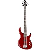Cort AB5PLUSTR 5 Telli Bas Gitar - Kırmızı