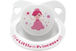 CutiePlusU Vuxen napp med stor sköld och silikonspenen – BPA-fri, med söta motiv för att minska stress och avkoppling – Little Princess