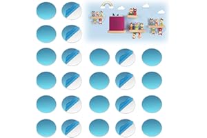 AZWOOD Self-Adhesive Metal Plates for Tonie Figures, 100pcs Strong Sticker Base for Magnets, Metal Discs Made of Stainless Steel, Tonie Figure Accessories - Decorate The Children's Room with Tonies