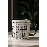 Walking Dead Temalı &Ouml;zel Tasarım Porselen Kupa Bardak