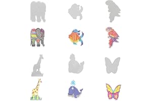 Adorling 6pcs Juego de Placas de Cuentas para Planchar, Placas de Cuentas para Planchar,Hama Beads,Tablas de Perlas Juego Creativom,Tableros de Perlas de Fusibles,para Manualidades y Accesorios