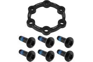 eMagTech Hub Brake Disc Spacer with Screws Aluminum Alloy Suitable for Most Mountain Bikes