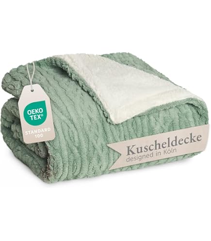 Superweiche Chenille-Strickdecke Grob Gestrickt - Handgewebt & Gemütlich Für Sofa, Bett & Als Deko (152x203 Cm, Weiß)