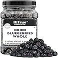 RiTrue - Dried Whole Blueberry - 250 Gm Jar - (Gluten Free, Fresh, Vegan & NON GMO) Blueberries Dry Fruits blue berry