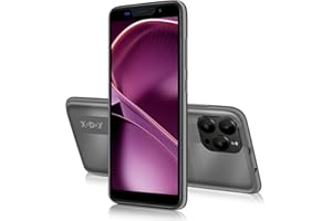XGODY S21 Handy Ohne Vertrag, 5,5 Zoll Günstig Smartphone 1GB+16GB 128GB Erweiterbar Quad Core Android 9 Handy, Dual SIM Dual Standby, 5MP+5MP Kamera, Face ID GPS 3G Handy(Schwarz)