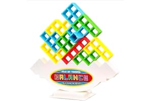 FASTEXX 48 Pcs Tetra Tower Balance Game, Tetris Tower Balance Game, Tetra Tower, Tetra Tower Stacking Game, Tetra Tower Game, Balance Game, Tetris Tower, Board Games Best Gift for all Kids Kids (48 units)