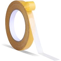 MILEQEE Double Sided Tape – 1.18" X 66FT Heavy Duty Fiberglass Mesh, Strong Adhesive, No Residue, Easy Tear – For Rugs, Carpets, Walls