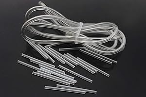 Tigofly 6m 2 sizes Plastic Tube PE PVC Tube Fly Tubing Clear Fly Tying Tubes Materials Fly Fishing