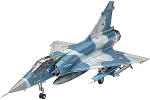 Revell Kit de modélisme I Dassault Mirage 2000C I Avion de niveau 5 I Kit de construction 150 pièces I Échelle 1:48 I pour enfants et adultes à partir de 13 ans Taille M