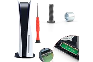 RONGZY Para PS5 SSD Tornillo para Soporte Vertical,Tornillo de Fijación,Repuesto para PlayStation 5 PS5 Juegos, Soporte Inferior de Consola