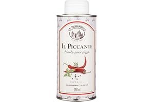 La Tourangelle - Huile Il Piccante - Huile piquante pour pâtes et pizzas - Goût pimenté - Infusion naturelle - 250ml