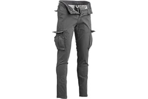 Instinct Pantaloni Uomo Cargo Invernali da Lavoro Slim Fit Militari con Tasche Laterali Multitasche, Pantalone Lungo Caldo Resistente e Comodo per Outdoor Trekking Utility Urban