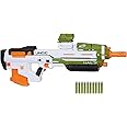 Nerf Halo MA40 Motorized Dart Blaster, Includes Removable 10-Dart Clip, 10 Darts, Attachable Rail Riser, Multicolor
