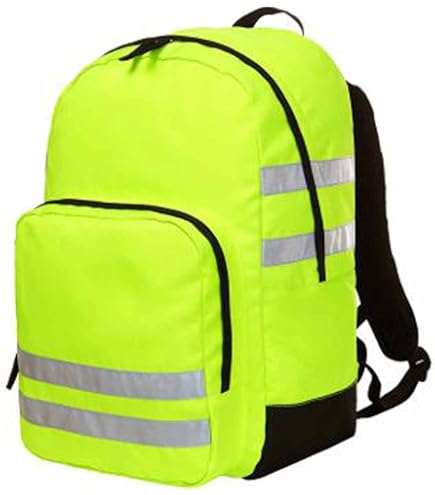 Bag Base BG10 Rucksack / Schmutzfangsack – 45x34 Cm, 11 Liter, Wasserdichtes Nylon, Neongelb, Fluoreszierend